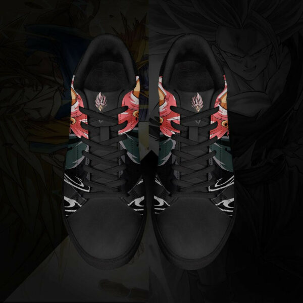 Goku Black Rose Skate Shoes Custom Dragon Ball Anime Sneakers 2