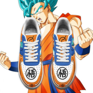 Goku Blue Air Shoes Custom Dragon Ball Anime Sneakers 7