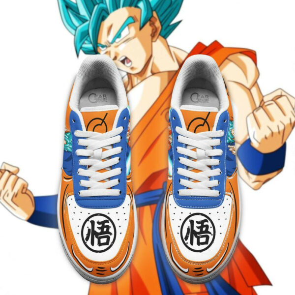 Goku Blue Air Shoes Custom Dragon Ball Anime Sneakers 4