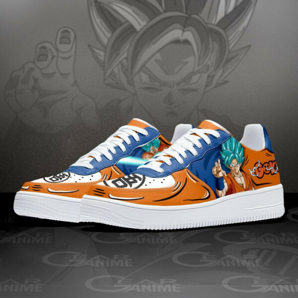 Goku Blue Air Shoes Custom Dragon Ball Anime Sneakers 2
