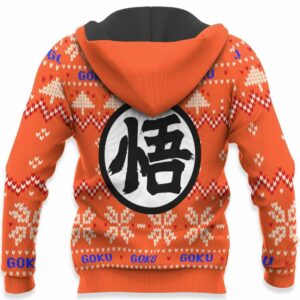 Goku Blue Ugly Christmas Sweater Custom Anime Dragon Ball XS12 8