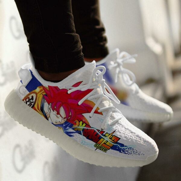 Goku God Super Saiyan Shoes Dragon Ball Super Custom Anime Sneakers SA10 3