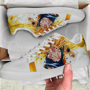 Goku SSJ 3 Skate Shoes Dragon Ball Custom Anime Sneakers 7