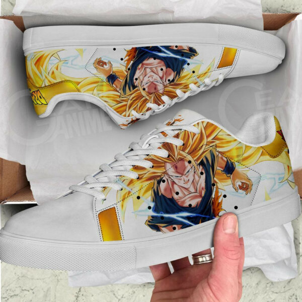 Goku SSJ 3 Skate Shoes Dragon Ball Custom Anime Sneakers 4