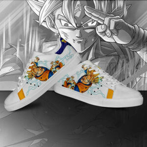 Goku SSJ Skate Shoes Dragon Ball Custom Anime Sneakers 6