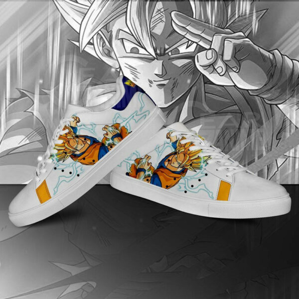 Goku SSJ Skate Shoes Dragon Ball Custom Anime Sneakers 3