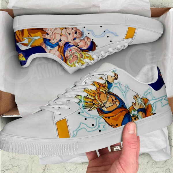 Goku SSJ Skate Shoes Dragon Ball Custom Anime Sneakers 4