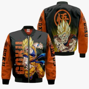 Goku Super Saiyan Hoodie Dragon Ball Anime Zip Jacket 9