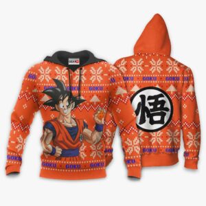 Goku Ugly Christmas Sweater Custom Anime Dragon Ball XS12 7