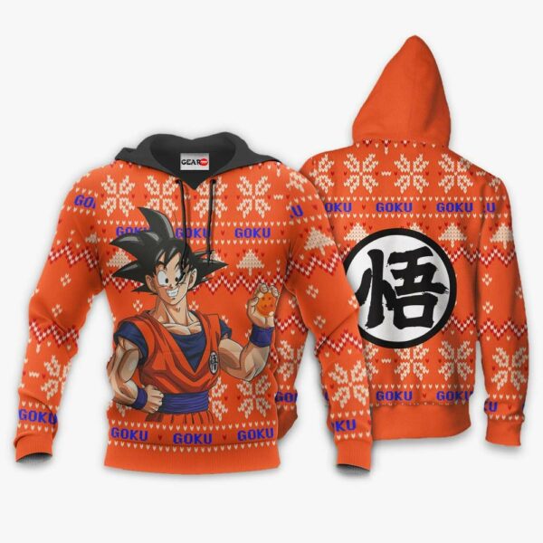 Goku Ugly Christmas Sweater Custom Anime Dragon Ball XS12 3
