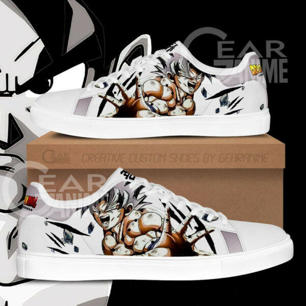 Goku Ultra Instinct Skate Shoes Dragon Ball Custom Anime Sneakers 1