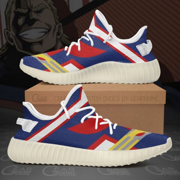 Golden All Might Shoes Uniform My Hero Academia Sneakers SA10 1