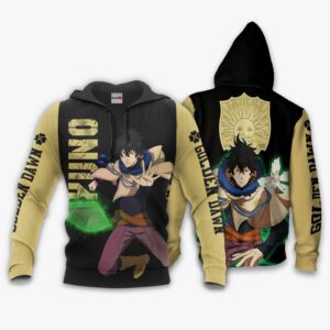 Golden Dawn Yuno Hoodie Black Clover Anime Shirt 8