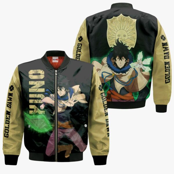 Golden Dawn Yuno Hoodie Black Clover Anime Shirt 4