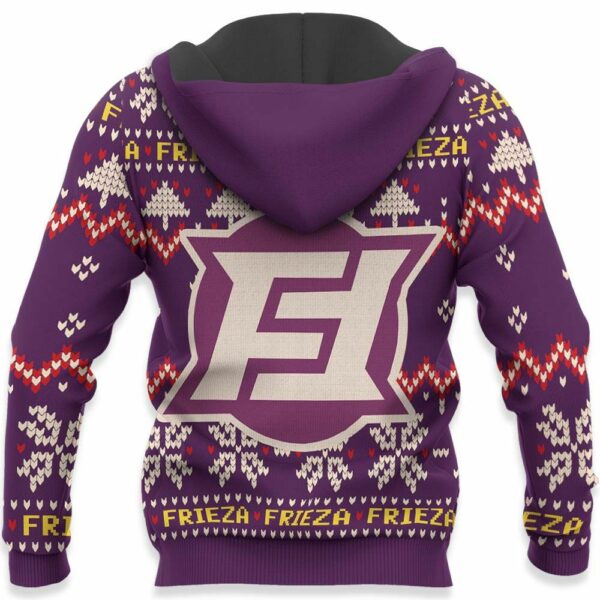 Golden Frieza Ugly Christmas Sweater Custom Anime Dragon Ball XS12 4