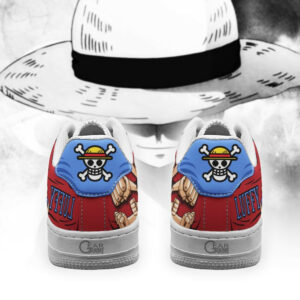 Gomu Gomu Luffy Air Shoes Custom Anime One Piece Sneakers 6