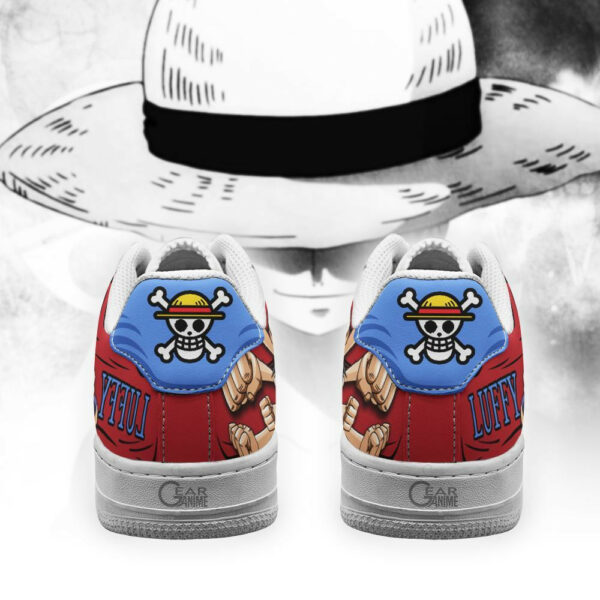 Gomu Gomu Luffy Air Shoes Custom Anime One Piece Sneakers 3