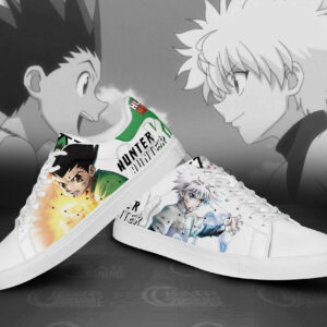 Gon and Killua Skate Shoes Custom Anime Hunter x Hunter Shoes 6