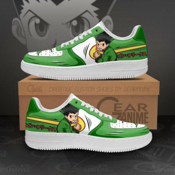 Gon Freecss Air Shoes Custom Hunter X Hunter Anime Sneakers 1