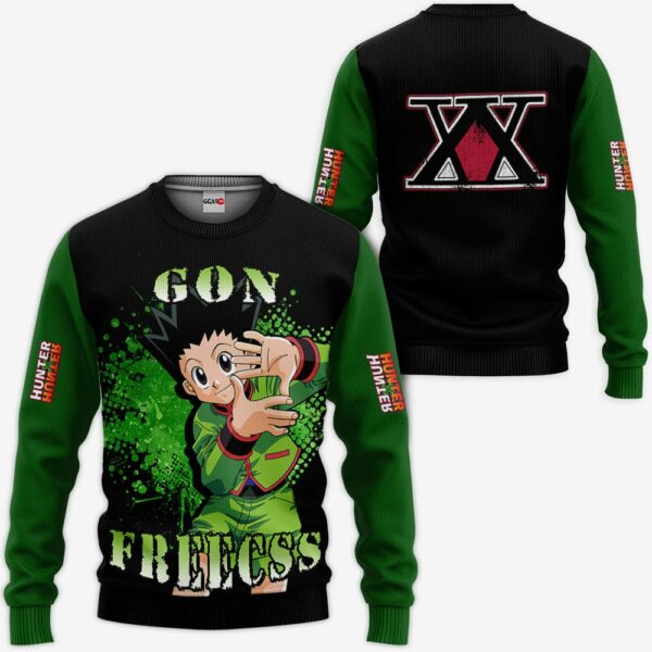 Gon Freecss Hoodie Custom Anime HxH Merch Clothes 2