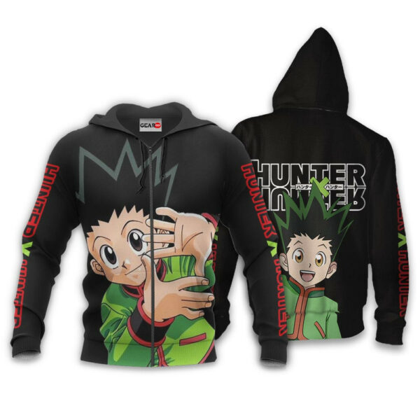 Gon Freecss Hoodie Custom HxH Anime Merch Clothes 1