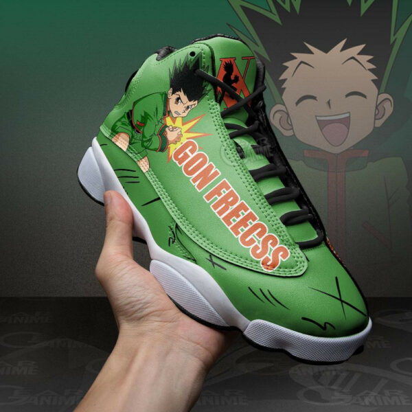 Gon Freecss Shoes Custom Anime Hunter X Hunter Sneakers 3