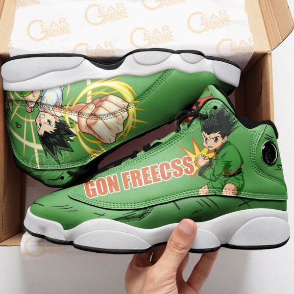 Gon Freecss Shoes Custom Anime Hunter X Hunter Sneakers 4