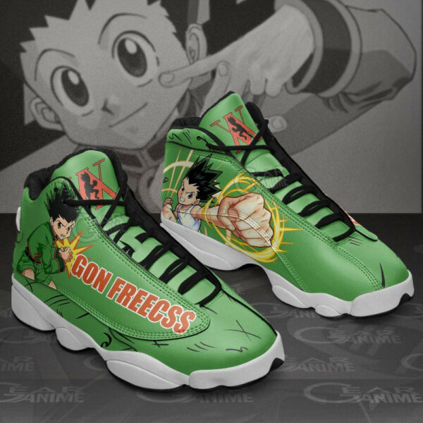 Gon Freecss Shoes Custom Anime Hunter X Hunter Sneakers 1