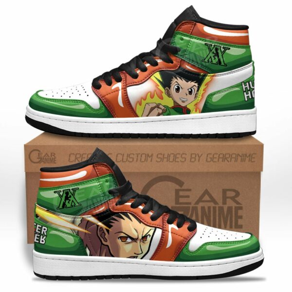 Gon Freecss Shoes Custom Hunter X Hunter Anime Sneakers 1