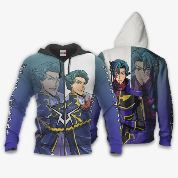 Gottwald Jeremiah Hoodie Custom Code Geass Anime Merch Clothes 1