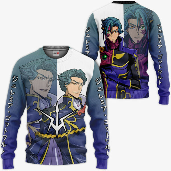 Gottwald Jeremiah Hoodie Custom Code Geass Anime Merch Clothes 2