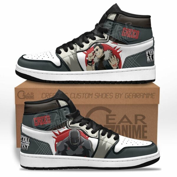 Greed Shoes Custom Fullmetal Alchemist Anime Sneakers 1