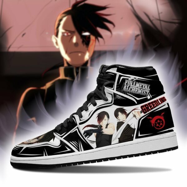 Greed-Ling Fullmetal Alchemist Shoes Anime Custom Sneakers 3