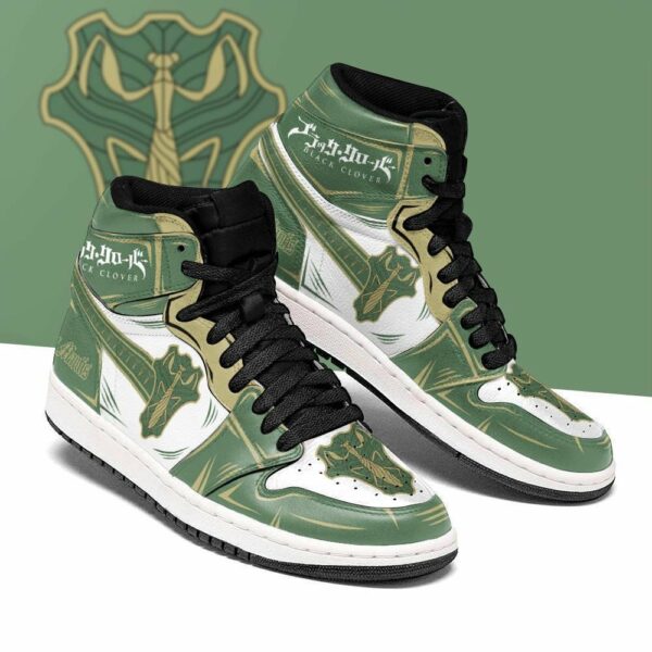 Green Mantis Magic Knight Shoes Black Clover Shoes Anime 1