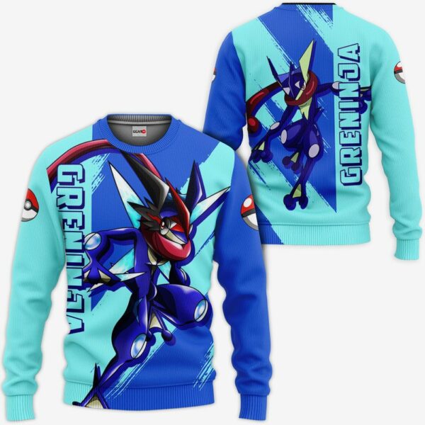 Greninja Hoodie Custom Pokemon Anime Shirts 2