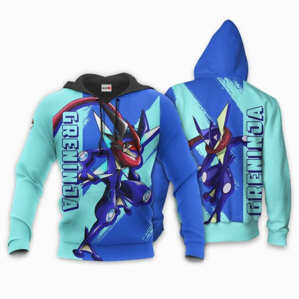 Greninja Hoodie Custom Pokemon Anime Shirts 3