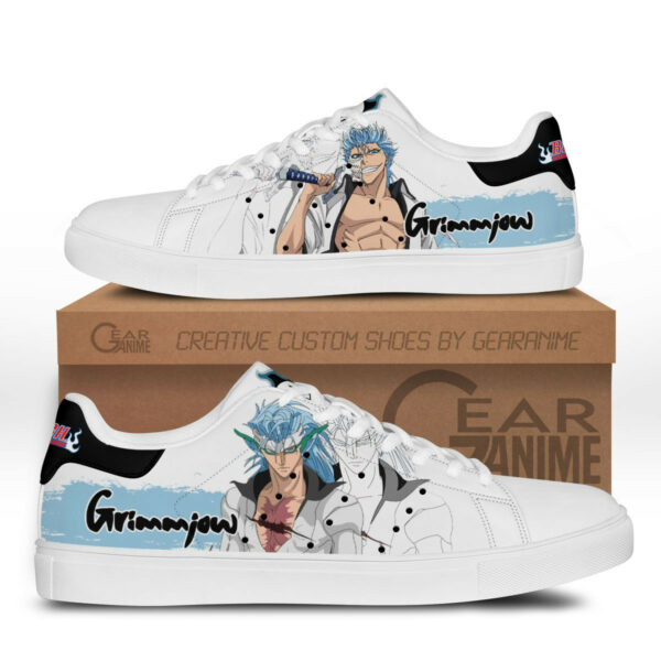 Grimmjow Jaegerjaquez Skate Shoes Custom Anime Bleach Shoes 1