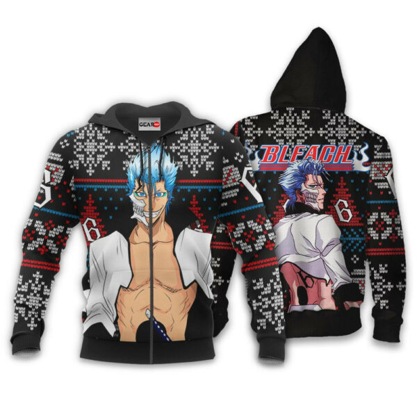 Grimmjow Jaegerjaquez Ugly Christmas Sweater Custom Anime BL XS12 2