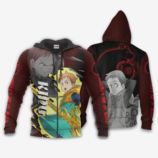 Grizzly's Sin of Sloth King Hoodie Seven Deadly Sins Anime Shirt 1