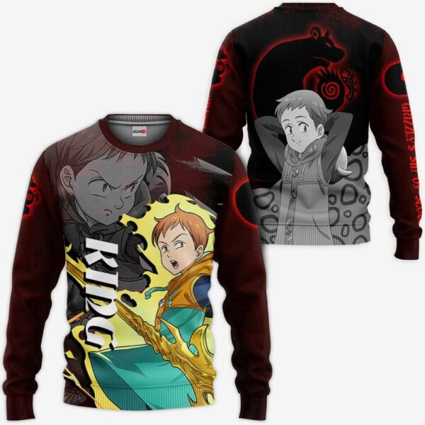 Grizzly's Sin of Sloth King Hoodie Seven Deadly Sins Anime Shirt 2