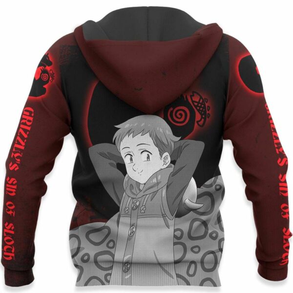 Grizzly's Sin of Sloth King Hoodie Seven Deadly Sins Anime Shirt 5