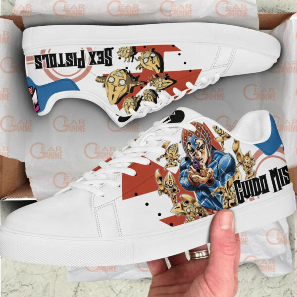 Guido Mista Skate Shoes Custom Anime Jojo's Bizarre Adventure Shoes 2