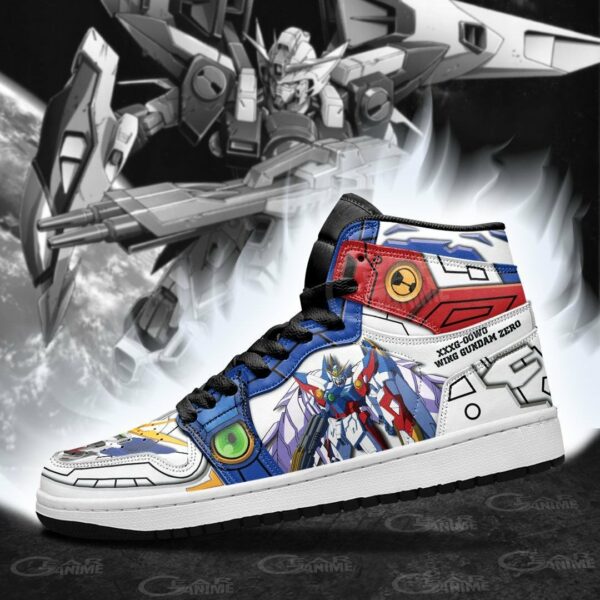 Gundam Shoes Custom Anime XXXG-00W0 Wing Gundam Zero Sneakers 4