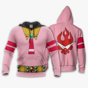 Gurren Lagann Nia Tepperin Hoodie Uniform Anime Shirt 8