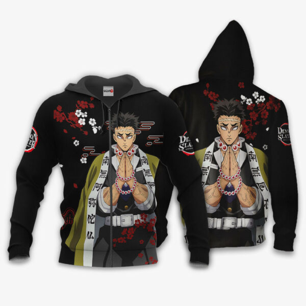 Gyomei Himejima Hoodie Custom Kimetsu Anime Merch Clothes Japan Style 1