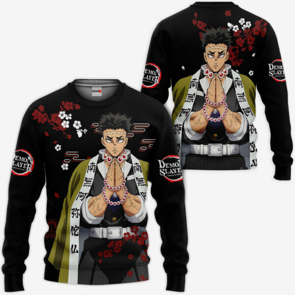 Gyomei Himejima Hoodie Custom Kimetsu Anime Merch Clothes Japan Style 2