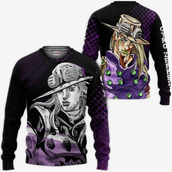 Gyro Zeppeli Hoodie JJBAs Anime Shirt Jacket 2