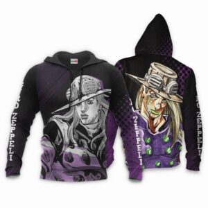 Gyro Zeppeli Hoodie JJBAs Anime Shirt Jacket 8