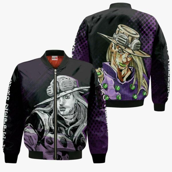 Gyro Zeppeli Hoodie JJBAs Anime Shirt Jacket 4