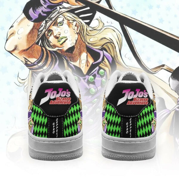 Gyro Zeppeli Shoes Custom JoJo’s Anime Sneakers Fan Gift Idea PT06 3